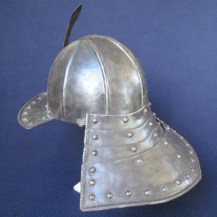 English 17th Century ‘Dutch Pot’ Helmet of English Civil War Type - Lobster Pot 7
